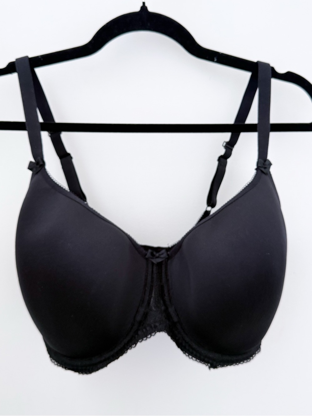 Panache Black Underwire Support Bra | Convertible Racerback | UK 34G